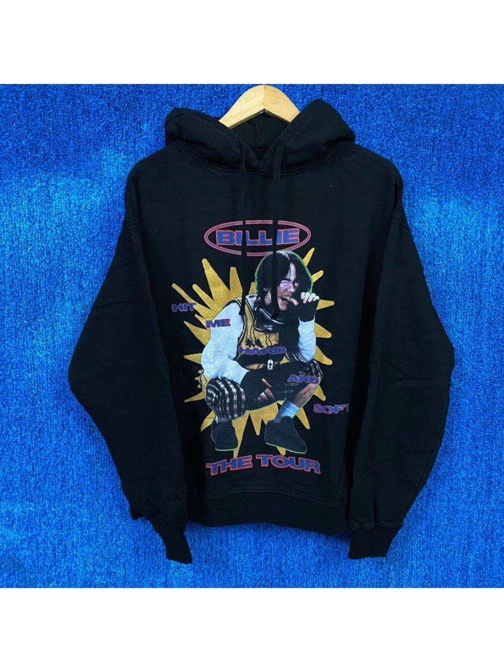 Billie Eilish “Hit Me Hard and Soft” Graphic Hoodie Size M